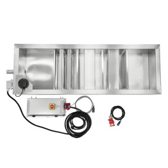 Nádoba na med s kaskádovým sitom, krytom a snímačom hladiny