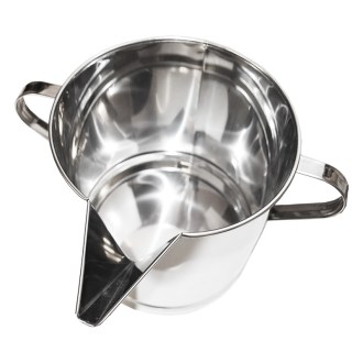 Vedro s výlevkou pod medomet 14 kg - nerez