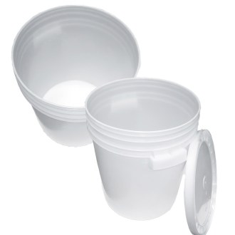 Nádoba na med plast 35/40 kg biela