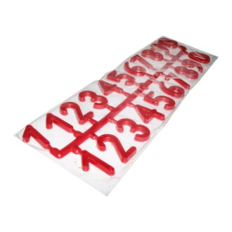 Plastové čísla - 21 kusov - pl