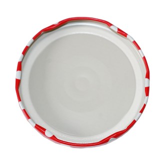 Viečko na pohár TO 82 - Bodky - červené