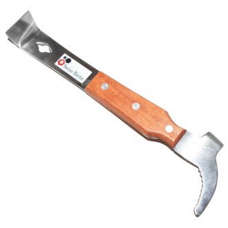 Rozperák včelársky Swiss Biene. veľký nerez s driev. drž. 26 cm