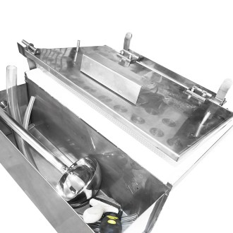 Ručný lis na medzistienky - chladený vodou - 420 x 205 mm