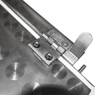 Ručný lis na medzistienky - chladený vodou - 420 x 205 mm