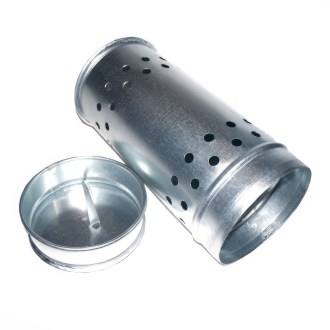 Lampa na vysierovanie pre sírne knôty - pozink 20,5 cm