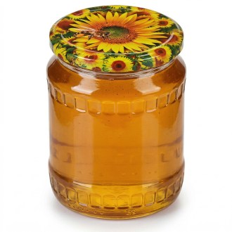 Viečko na pohár TO 82 - včela na slnečnici - HO6