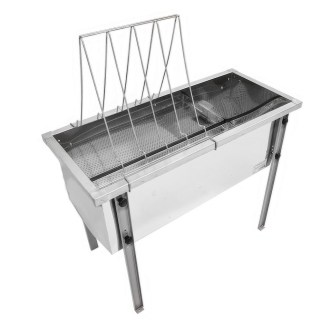 Stôl na odviečkovanie Lysón Optima - nerez vaňa - P 75 cm Langstroth