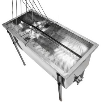 Stôl na odviečkovanie Lysón Optima - nerez vaňa - P 75 cm Langstroth