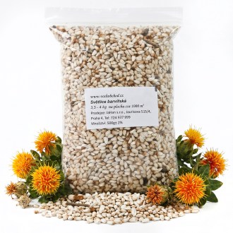 Svetlica farbiarska saflor (semená / včelia pastva) - 0,5 kg