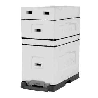 Úľ Dadant Blatt 6 r. pre oddelky Lysón - nelakovaný