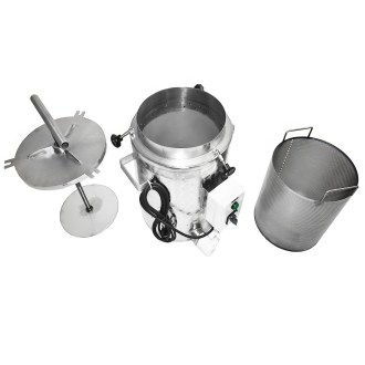 Varák na vosk s lisom 35l - elektrický 230 V