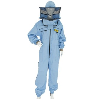 Včelárska kombinéza s klobúkom - modrá - Lysón, veľ.: S-XXXL