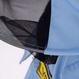 Včelárska kombinéza s klobúkom - modrá - Lysón, veľ.: S-XXXL