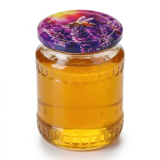 Viečko na pohár TO 82 - Včela a levanduľa - HO17