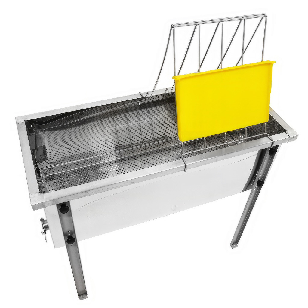 Stôl na odviečkovanie Lysón Optima - nerez vaňa - P 75 cm Langstroth