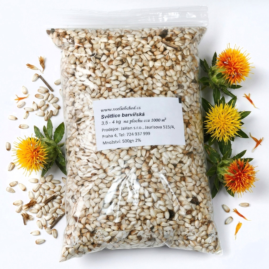 Svetlica farbiarska saflor (semená / včelia pastva) - 0,5 kg