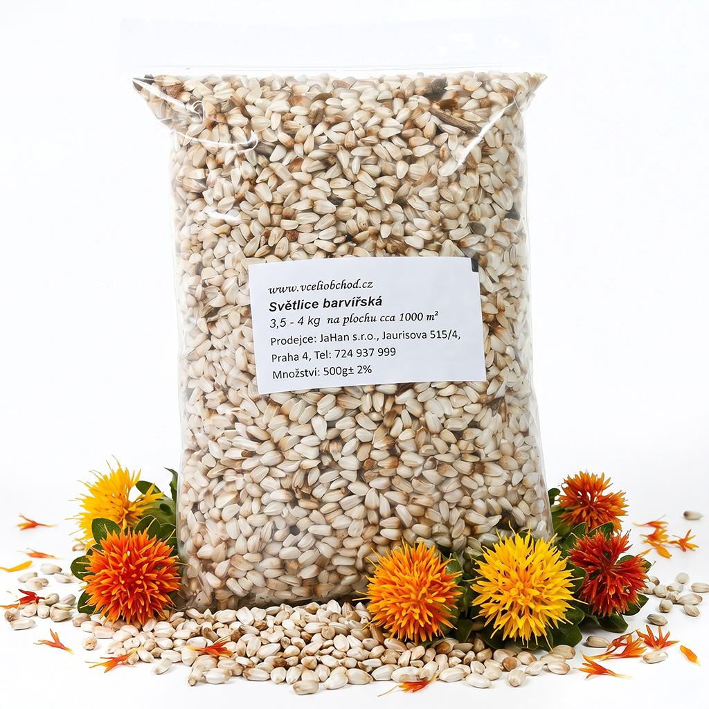 Svetlica farbiarska saflor (semená / včelia pastva) - 0,5 kg
