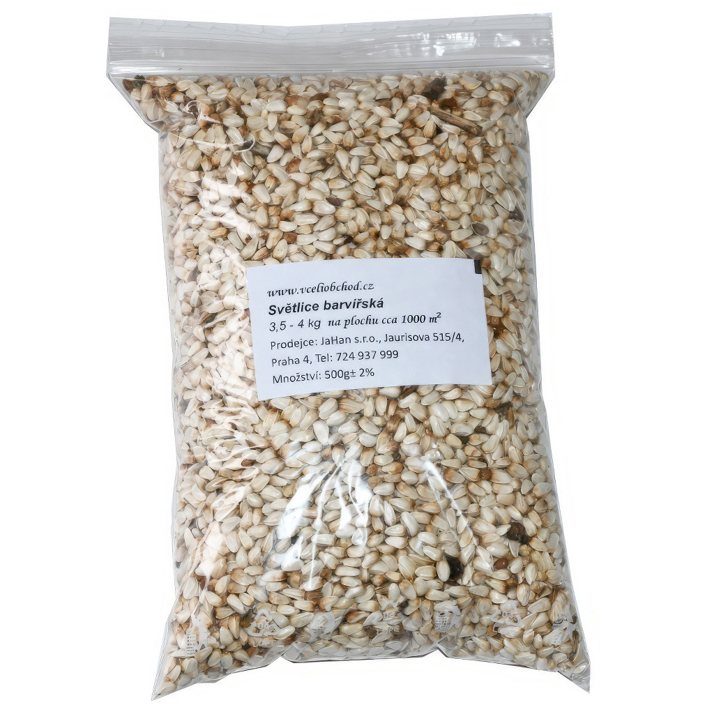 Svetlica farbiarska saflor (semená / včelia pastva) - 0,5 kg